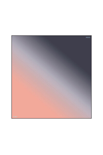 Bursa İpek Eșarfă din mătase Sura cu gradient de trandafir antracit