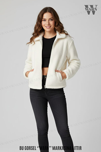 warn Плюшева ковдра з коротким коміром-поло, унісекс, товста, зимова, кольорова