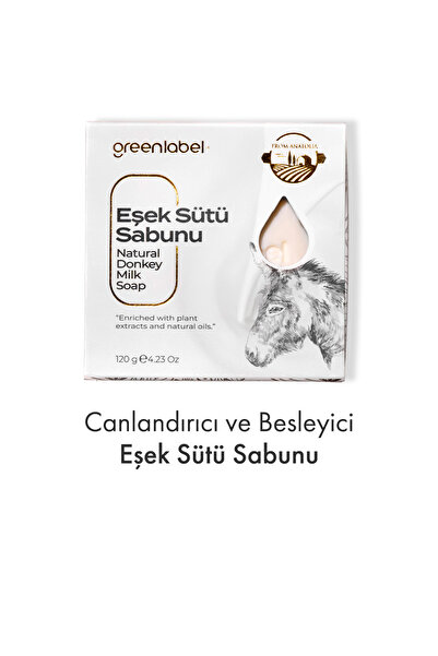 Greenlabel Eşek Sütü Sabunu Natural Canlandırıcı Ve Besleyici 120gr.
