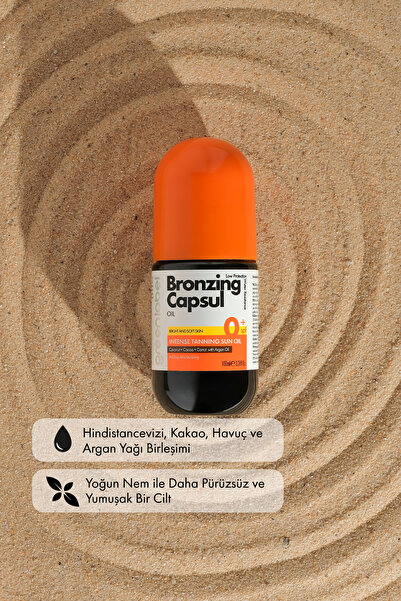 Greenlabel Bronzlaştırıcı Havuç, Kakao ve Hindistan Cevizi Yağı İçeren Bronzing Capsul Oil 100 ml