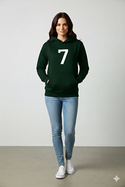 woonkey Unisex Hooded Sweatshirt Hoodie 7 Printed Inner Cotton 3 Thread Sweat Trend Model