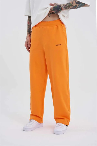Machinist Ανδρικό Basic oversized Baggy Sweatpants Ηλεκτρικό-Πορτοκαλί