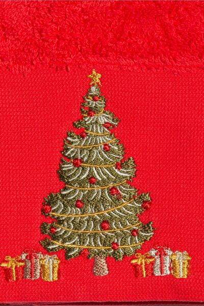 Minteks New Gift Embroidered 50X70Cm Christmas Towel
