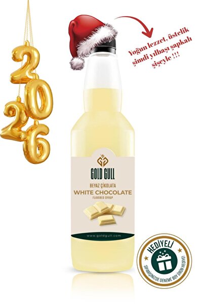 gold gull Beyaz Çikolata Aromalı Kahve Ve Meyve Şurubu 700 ml.