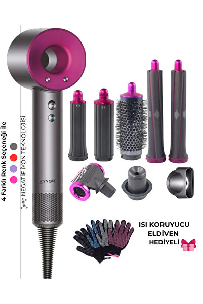 RAYVON Saç Kurutma Ve Şekillendirici Full Set 8in1