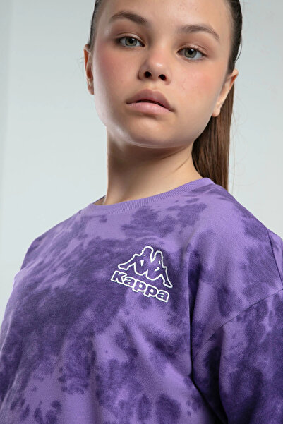 Kappa Girl's purple shorts set