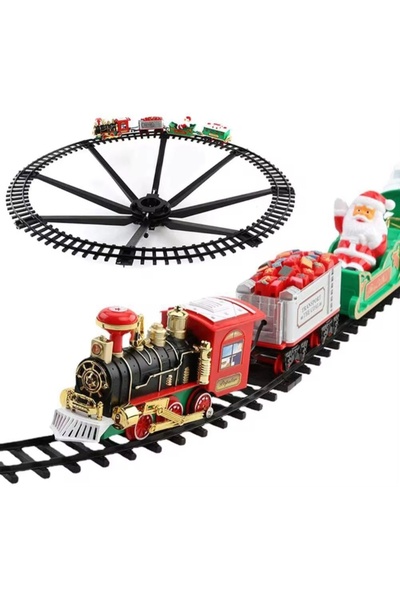 OEM Tren cu Sine pentru Bradul de Craciun cu Lumina si Sunete Realiste, Muzica