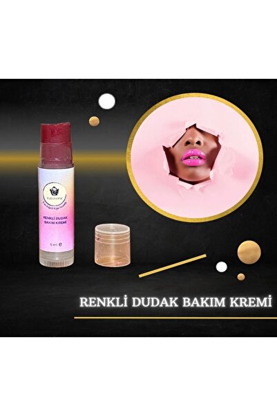 NATUVERSE Renkli Dudak Bakım Kremi% 100 Doğal & Vegan 5ml