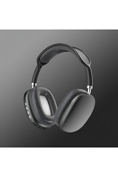 Generic High Quality P9 Bluetooth Over-Ear Headphones, Ultra wireless headphones with microphone (Black)