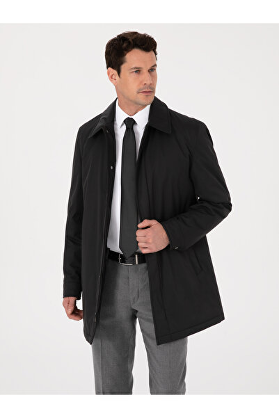 Cacharel Siyah Gömlek Yaka Dolgulu Mont 50319253-VR046