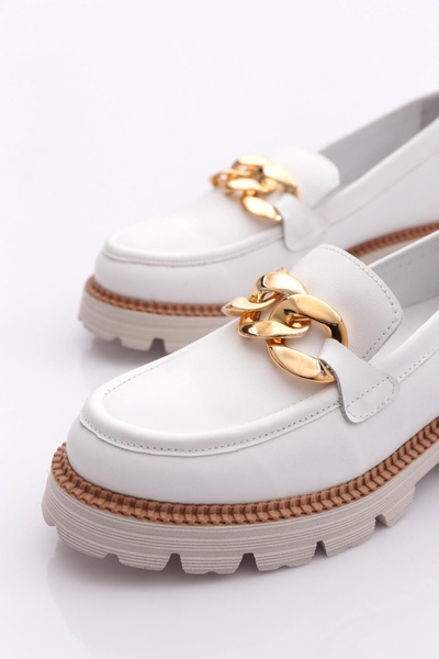 Mammamia D24Ya-3185 Γυναικεία Δερμάτινα Παπούτσια Loafer