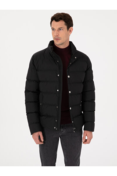 Cacharel Siyah Geniş Kapütone Kapüşonlu Mont 50319254-VR046