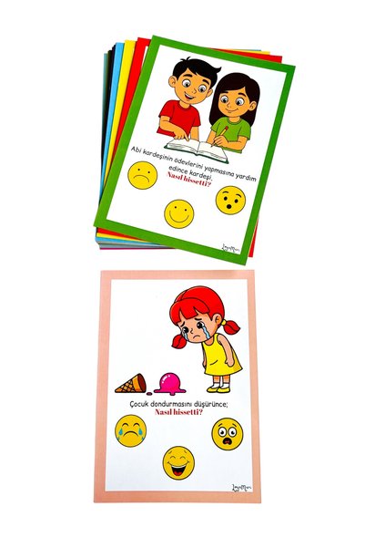 Loyameri Kidsshop How Did You Feel? Emotional Cards. Mentalism, Schooling, Special Educational Activity