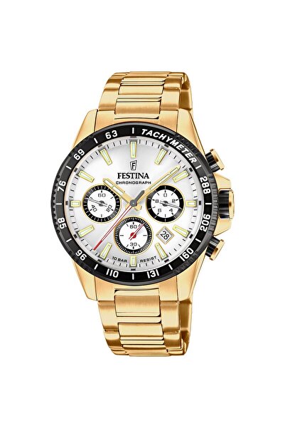 FESTİNA ساعة يد رجالية كرونوغراف خالدة طراز F20634/1