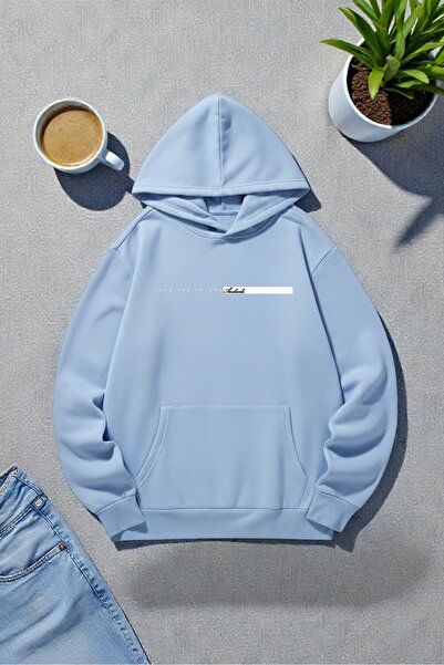 uyguntarz Φούτερ Unisex Future Printed Oversize