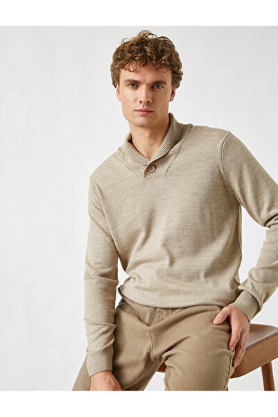 Koton Πλεκτό πουλόβερ με γιακά