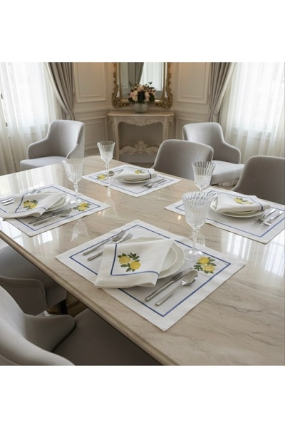 Elif İpek Hometex Limonlu Amerikan Servisi 6'lı