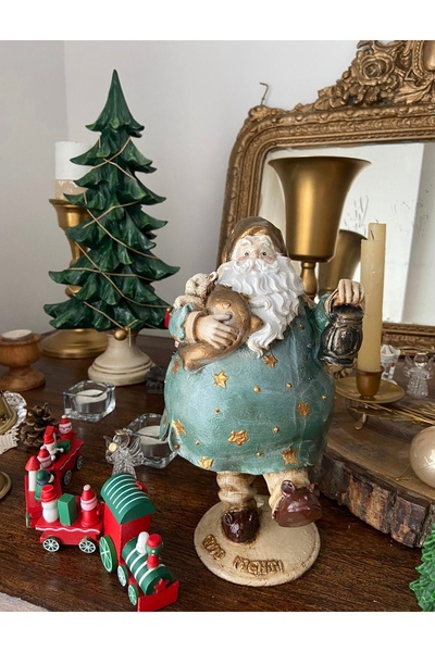 Handmadesign Ayıcıklı Sallanan Noel Baba Yılbaşı Yeniyıl Iyi Geceler Dekor Bi...