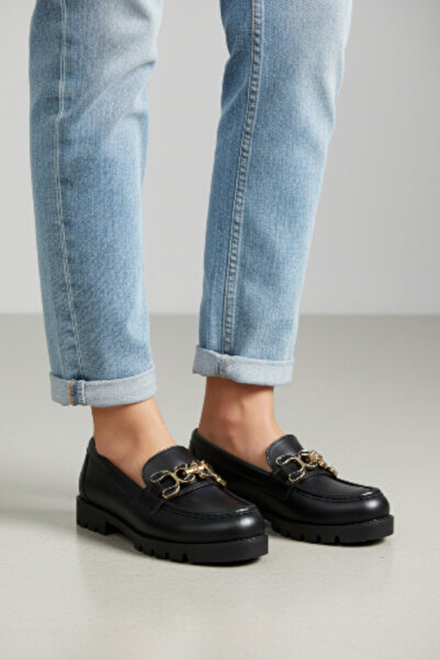 PATİK BEBE Детски кожени обувки за училище с катарама и барета