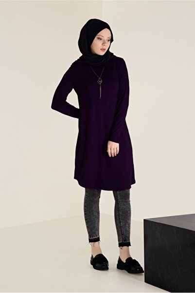 Alvina Cycling Collar Knitting Tunic 4578