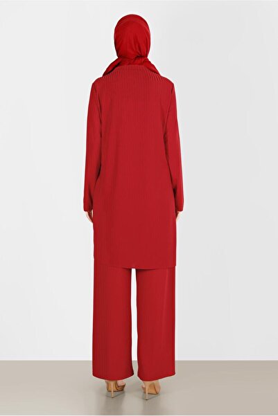 Alvina Stone-Detail Fiber-Inserted Double Pant. Team 42882