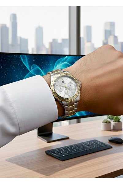 SKMİ Polo White Erkek Kol Saati