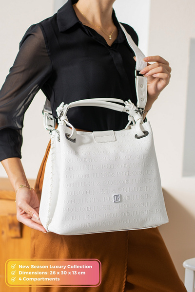 POLOGRAND London Geantă de umăr originală Just Polo Collection, cu 4 comparti...