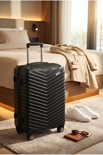 Wexta Wx-210 Siyah Büyük Boy Valiz