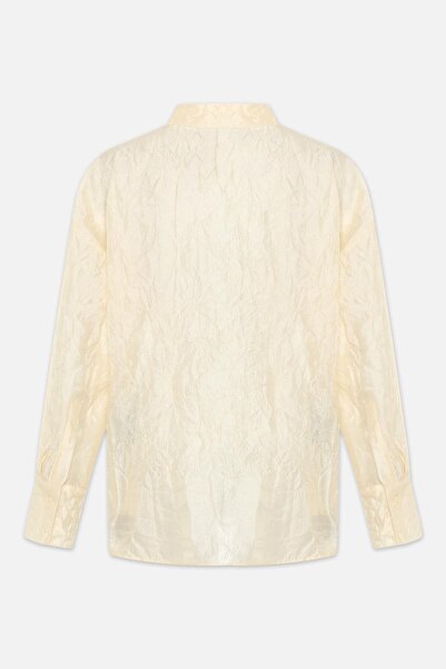 Setre Πουκάμισο με μακρυμάνικο σχέδιο κρέμας