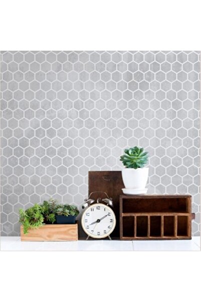 Artikel Bal Peteği Desen Stencil Boyama Şablonu 50x70 cm, Duvar Stencil, Faya...