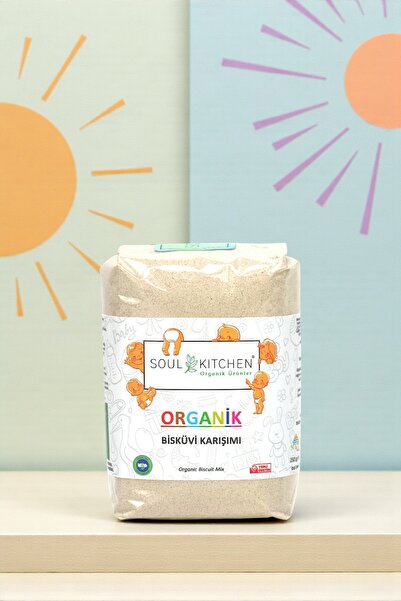 Soul Kitchen Organik Ürünler Organik Sertifikalı Bisküvi Karışımı Katkısız Do...