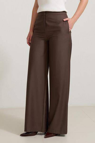 Setre Παντελόνι με λεπτομέρεια σε σκούρο καφέ