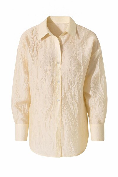 Setre Πουκάμισο με μακρυμάνικο σχέδιο κρέμας