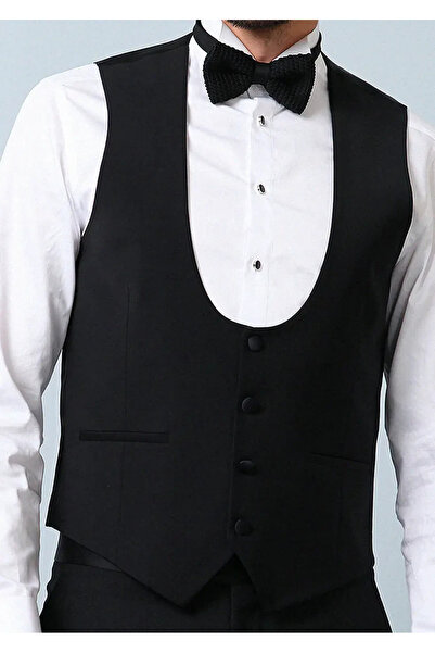 Ramsey Classic Black Plain Vest