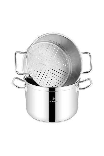 Sofram Atlas Steel Turkish Steam Cooker, 22 cm