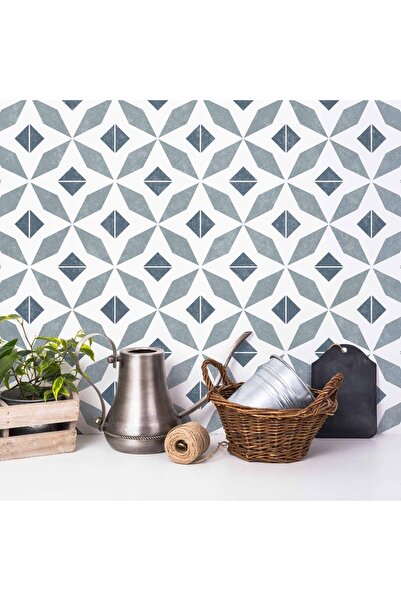 Artikel Karo-11 Stencil Boyama şablonu 30x30 cm, Duvar Stencil, Fayans Stenci...