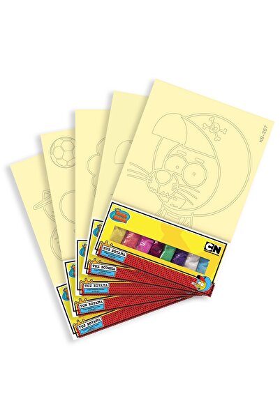 Kral Şakir Ve Ailesi Tuz Boyama Oyunu 5 Li Set -2 , Eğitici Aktivite , Kum Boyama Oyunu Tb-018