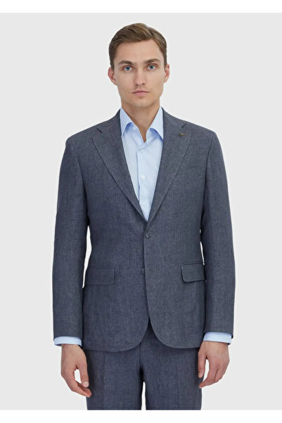 Ramsey Smoked Straight Zeroweight Slim Fit 100% Linen Suit