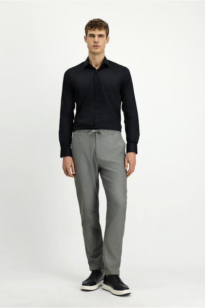 Kiğılı 7 Drop Slim Fit Slim Fit Patterned Elastic Waist Drawstring L Stretch Fabric Jogger Pants