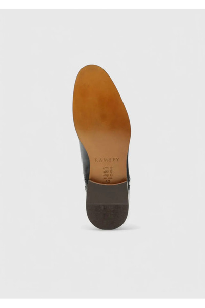 Ramsey Δερμάτινα κλασικά παπούτσια Navy Blue