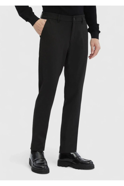 Ramsey Темно-сірі смугасті трикотажні штани для бігу та повсякденного носіння