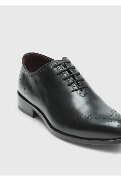 Ramsey Black Leather Classic Shoes