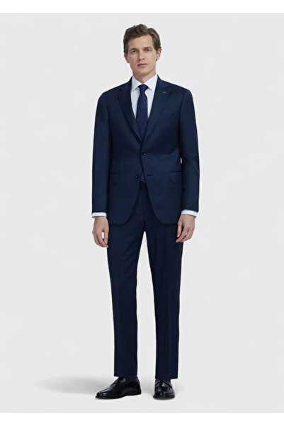 Ramsey Saks Flat Regular Fit 100% Wool Suit