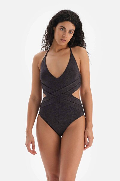 Dagi Siyah Bel Detaylı Mayokini