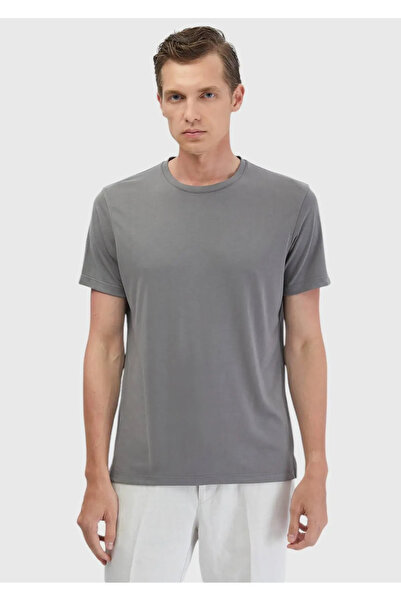 Ramsey Γκρι μπλουζάκι με λαιμόκοψη