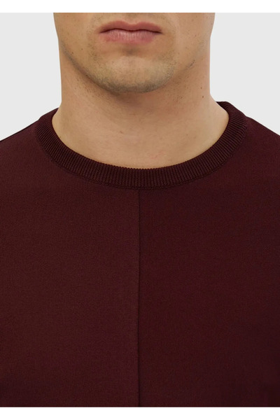 Ramsey Πλεκτό ζακάρ με λαιμόκοψη