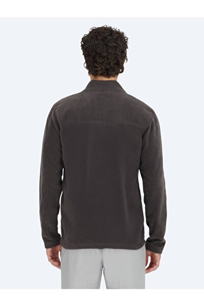 Kip Φούτερ από φλις ανθρακί ψηλός λαιμός