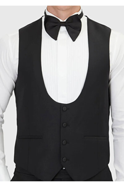 Ramsey Black Plain Classic Vest