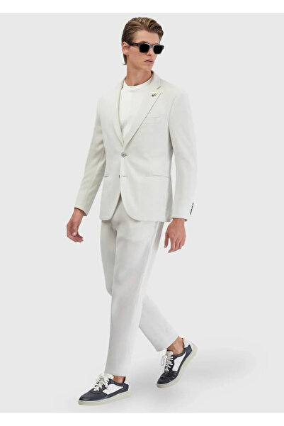 Ramsey Smoked Straight Comfort Fit Knitted Suit