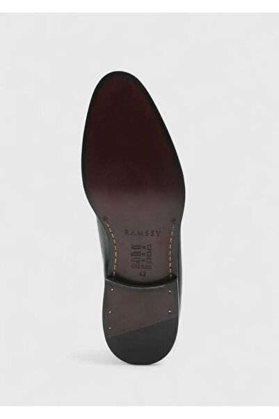 Ramsey Black Leather Classic Shoes